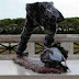 Lionel Messi statue Beheaded in Buenos Aires, Argentina