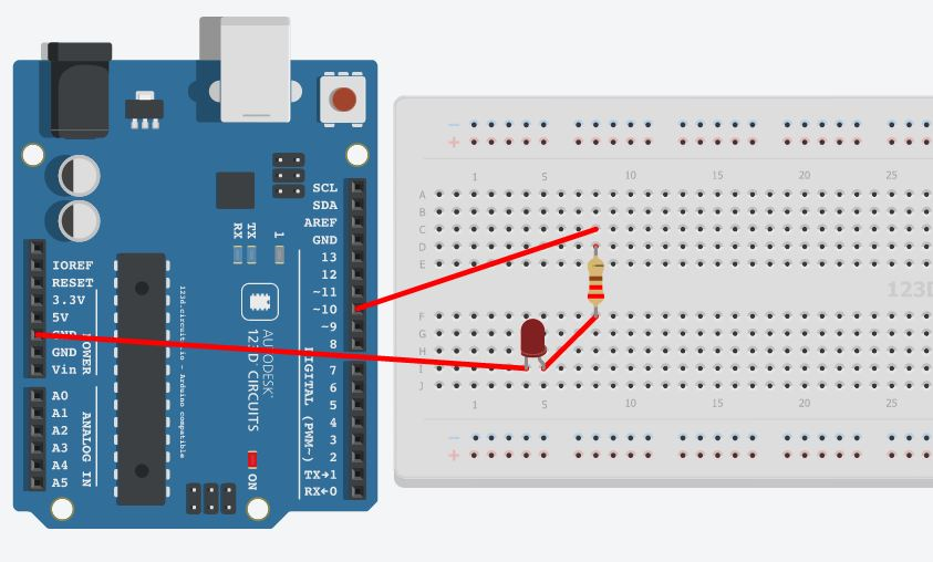 ARDUİNO İLE LED YAKMA Donanım Plus