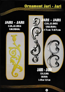Ornamen Besi Tempa ornamen alferon, aksesoris pagar klasik, alumunium cor