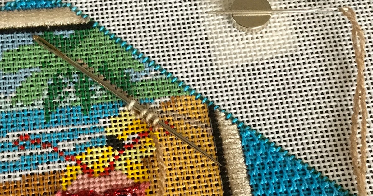 to the CHILLY HOLLOW NEEDLEPOINT ADVENTURE Basketweave on a