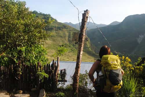 Hiking in Batad Rice Terraces