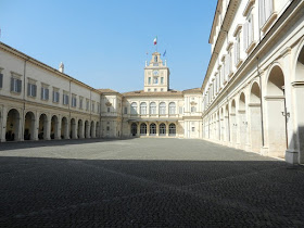The Courtyard at the Palazzo Quirinale in Rome