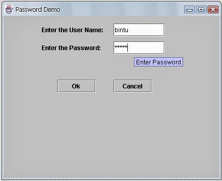 The JOptionPane in Java Swing
