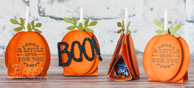 Halloween Week - How To Make Pumpkin Lollypops using Stampin' Up! UK Supplies