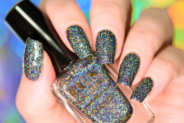 Simply Nailogical My Very Own Holo Glitter Collaboration But It Is Not The Same As Actually Black Holographic Glitters When You Put This On Your Nails Instantly Become A Bad