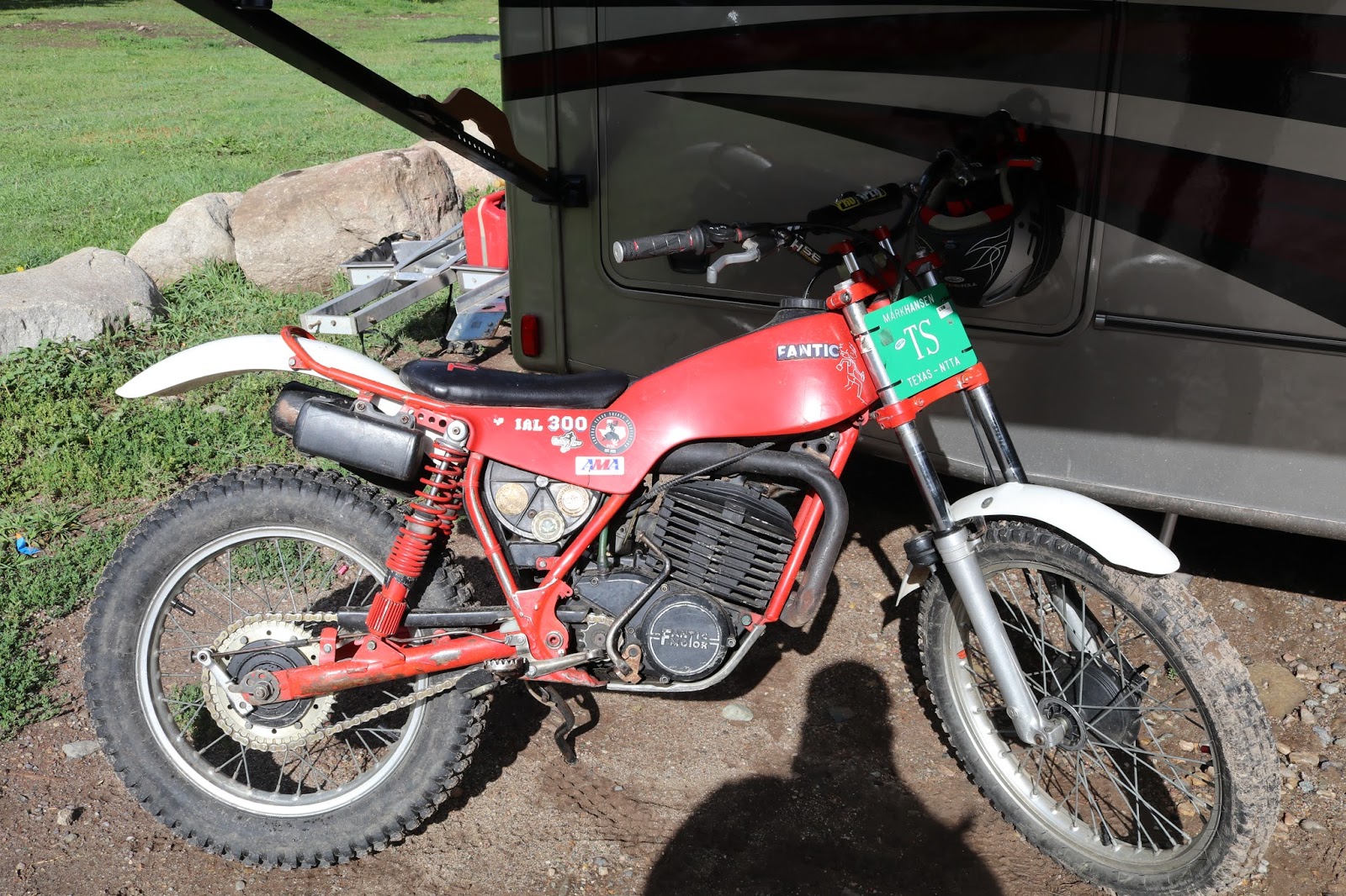 OldMotoDude Fantic Trial 300 at the Mountain West Vintage Trials