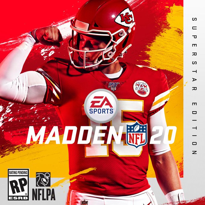 Patrick Mahomes es la portada de Madden20 Nueva Era Deportiva