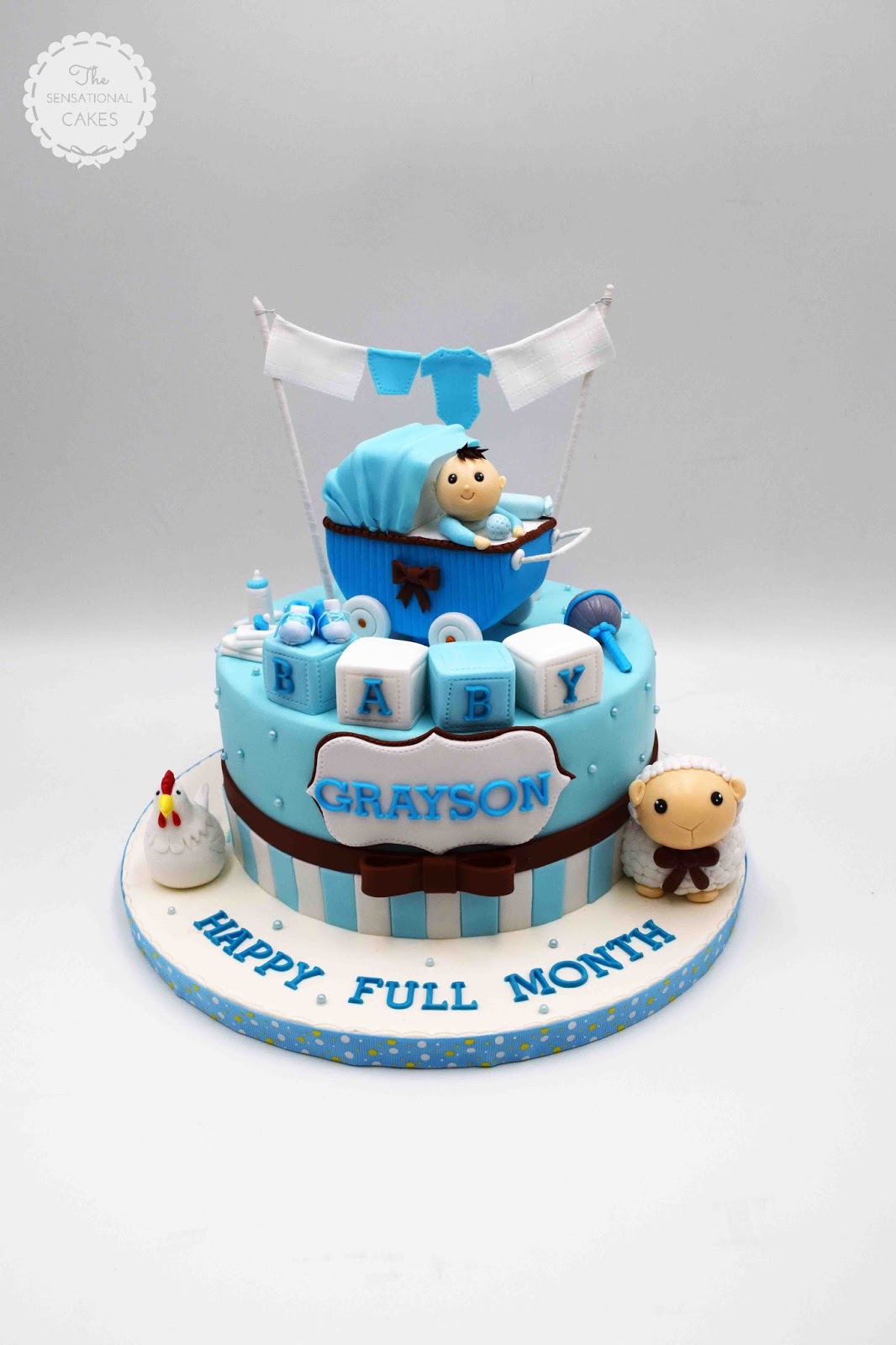 Blue Wedding Cake On Marine Theme Stock Photo 1446093245 | Shutterstock