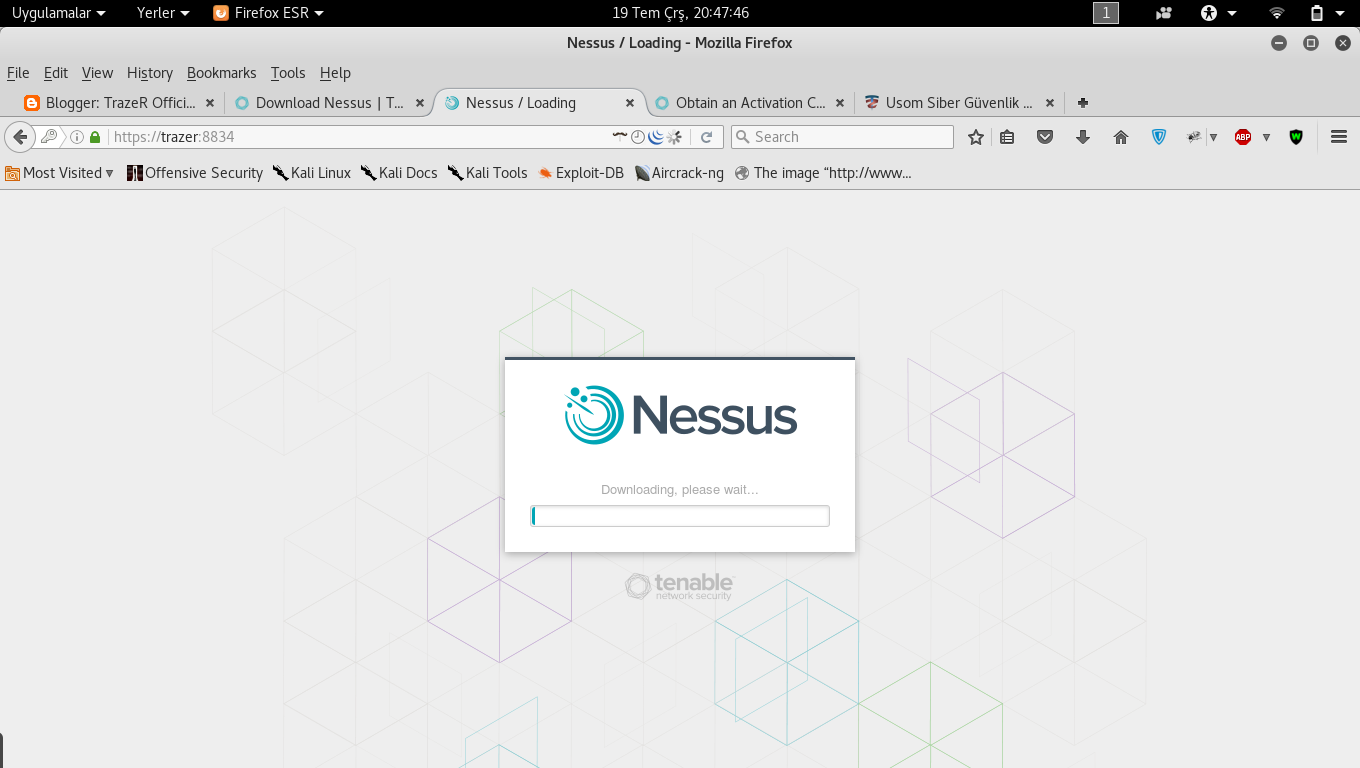 install nessus kali linux