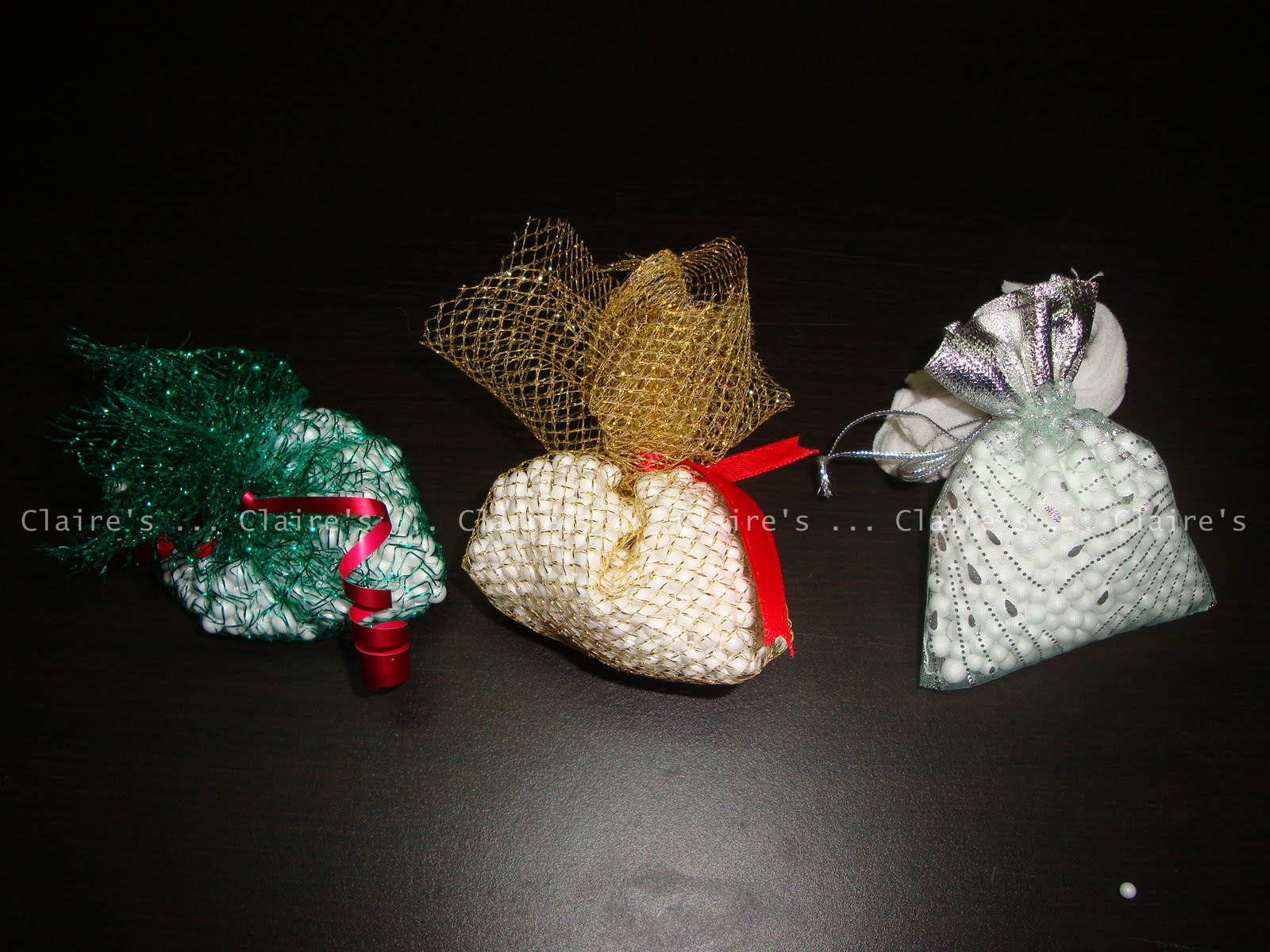 Claire's Party Supplies Confetti pouches A classy option