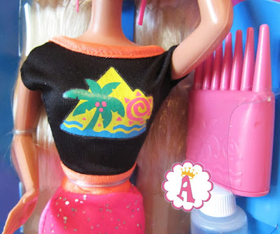 Аксессуары к кукле барби из 1990-х - с длинными волосами и блестками