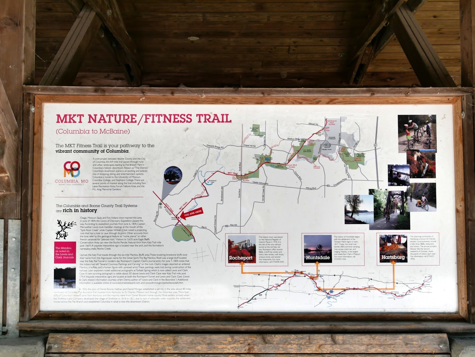 American Travel Journal Rocheport to McBaine Katy Trail State Park