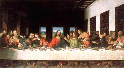 La Última Cena de Jesús Pintura de La Última Cena de Jesús por Leonardo da Vinci