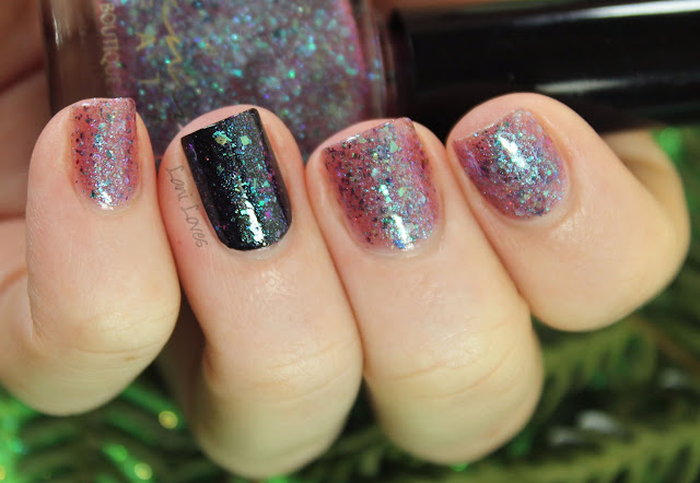 Femme Fatale Cosmetics Night and Silence nail polish Swatches & Review