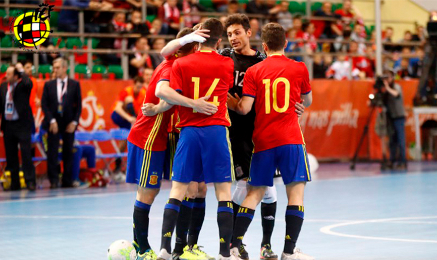 La selección española de fútbol sala opta al premio de mejor equipo del