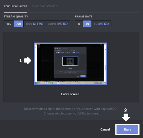 How To Share Screen on Discord | Screen and Audio Issue [Solved ...