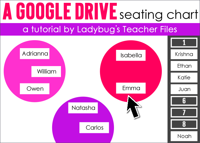 Interactive Seating Chart Classroom