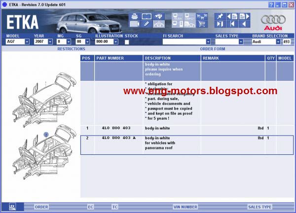 Etka online volkswagen бесплатно