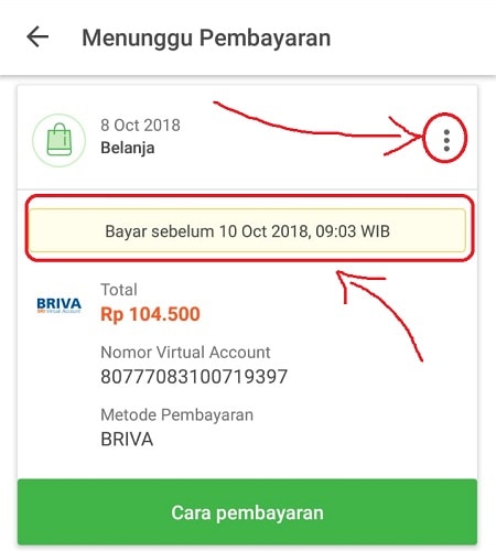 Klik Menu Navigasi di Tokopedia Klik Menu Navigasi di Tokopedia
