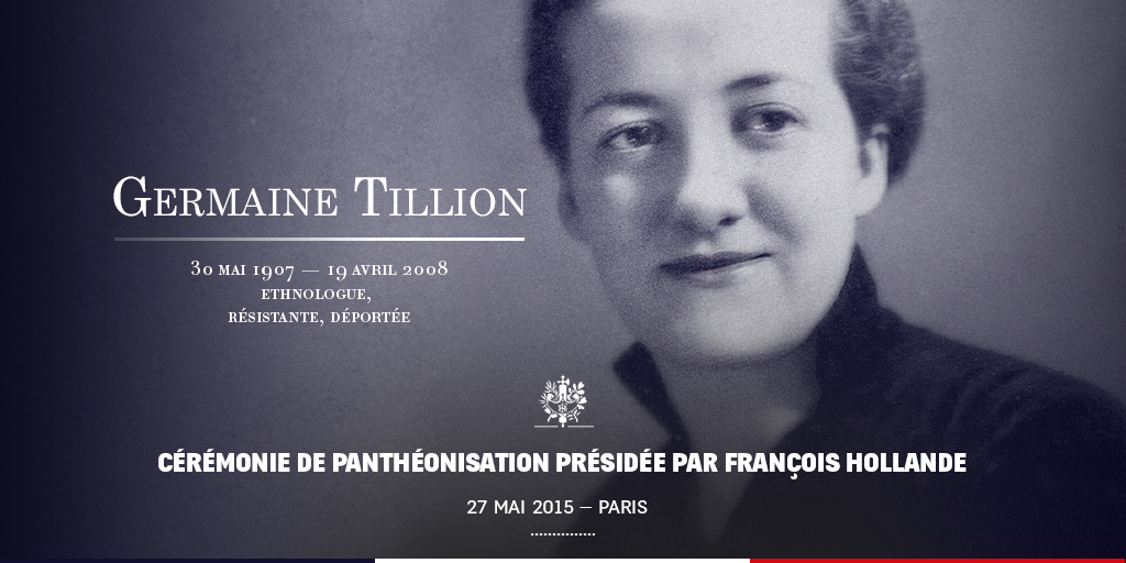 The French Roast: 13/03/2016 - La vie d'une Résistante : Germaine Tillion