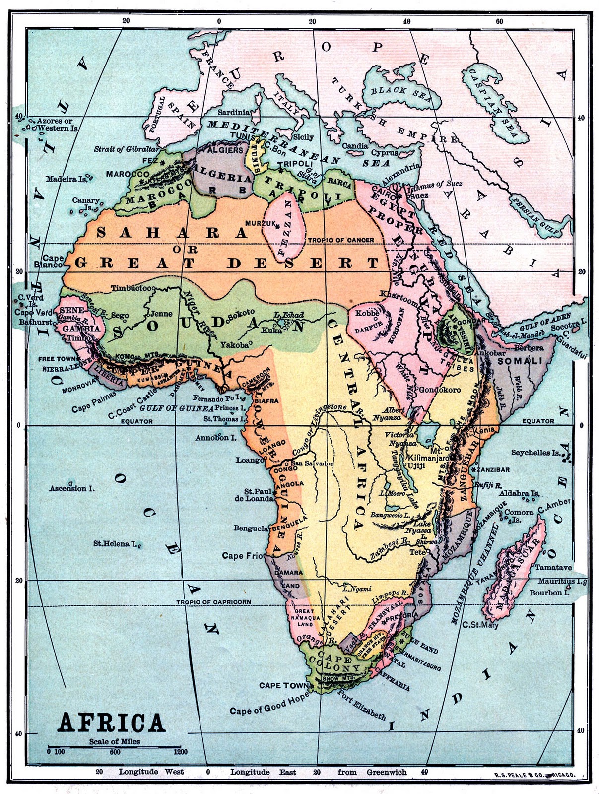 free clipart map of africa - photo #39