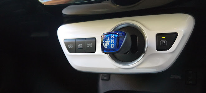 Toyota Prius Plug-in mode button