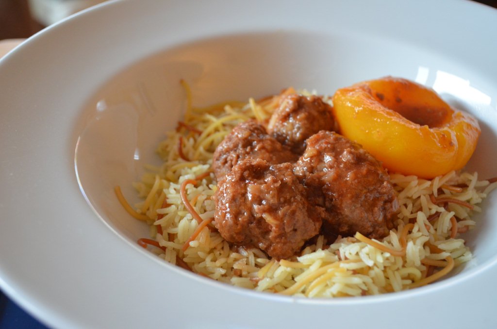 Boulettes de veau aux pêches Chroniques Gourmandes Boulettes de veau aux pêches Chroniques Gourmandes
