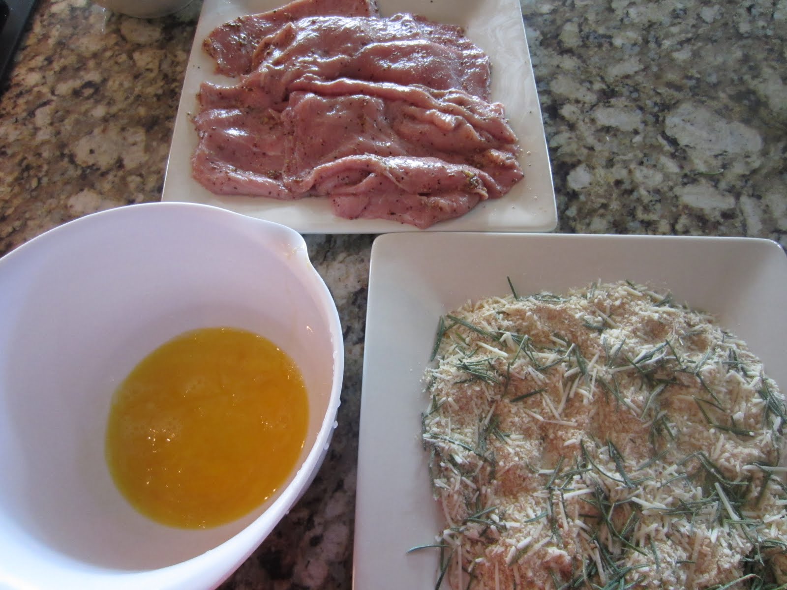 Luca Rosemary and Parmesan Crusted Veal Scallopini