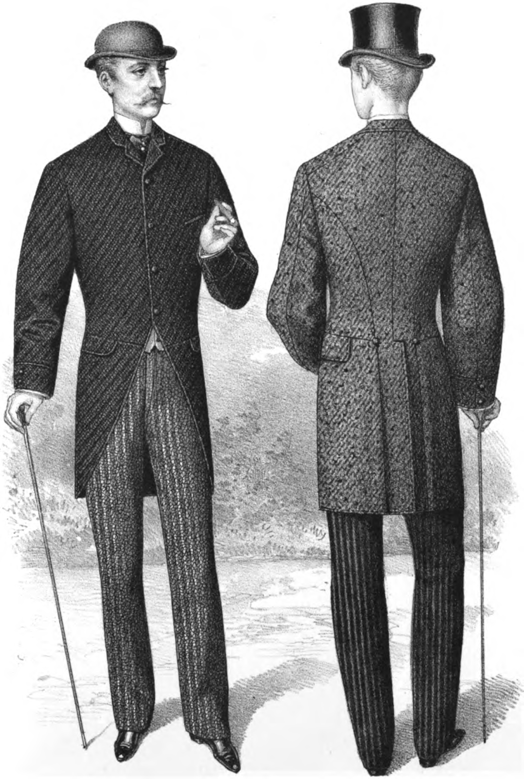 19th Century Historical Tidbits: 1882 Men's & Women's Fashions