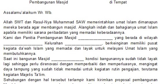 Prolog Yang Indah Untuk Membuat Proposal Pembangunan Masjid Prolog Yang Indah Untuk Membuat Proposal Pembangunan Masjid