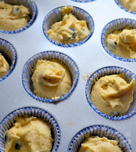 bosbessen cupcakes
