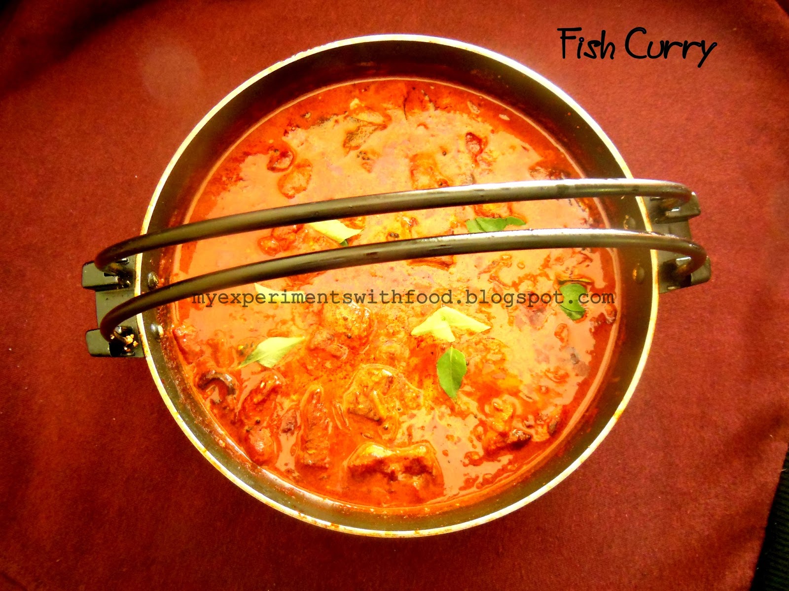 My Experiments With Food Kerala Fish Curry In Coconut Milk/ Nadan Meen