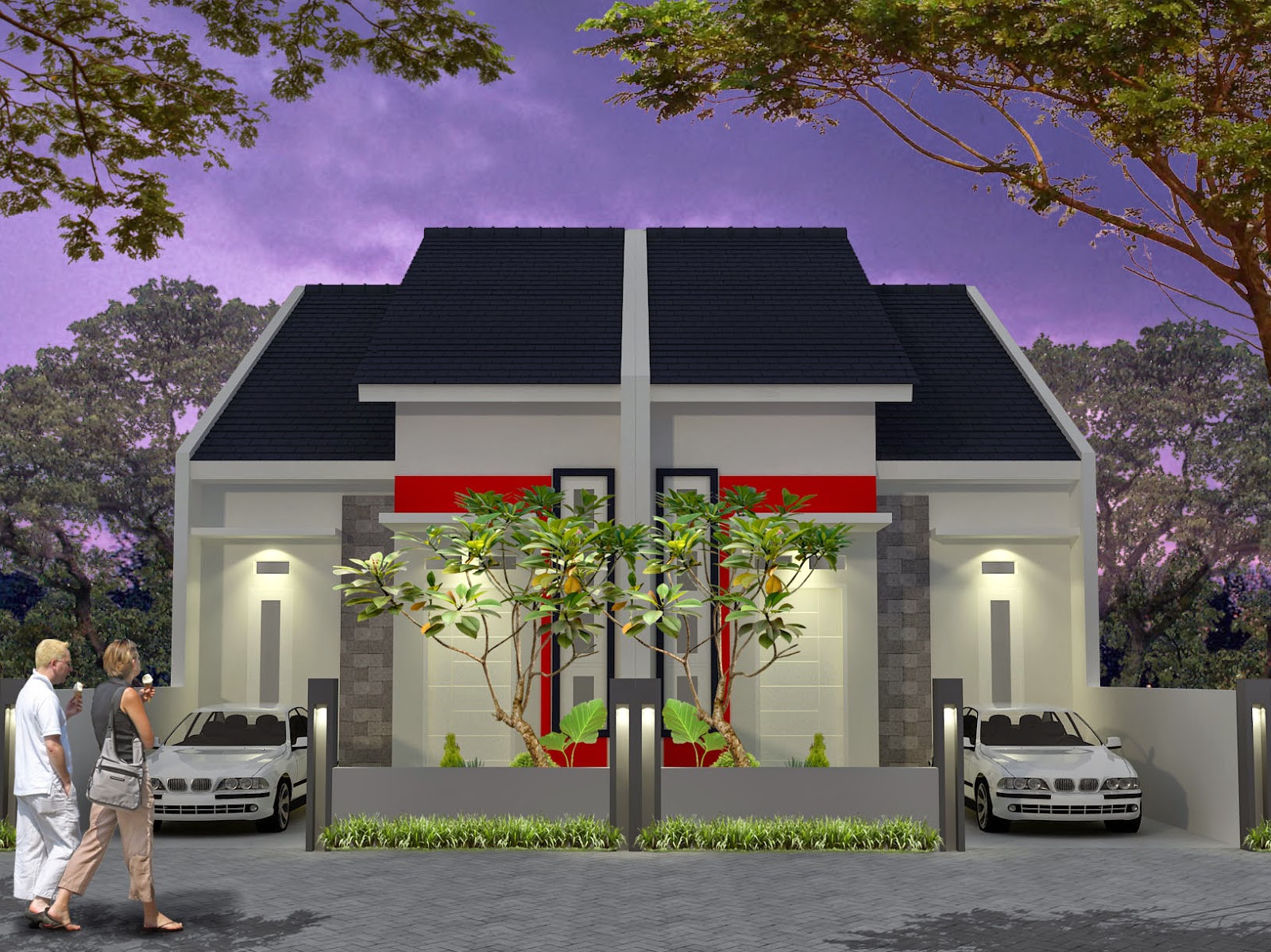 26 Tata ruang rumah minimalis type 45