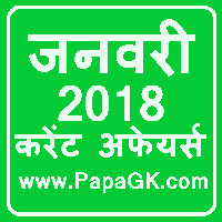 जनवरी महीने का करेंट अफेयर्स हिंदी में पीडीएफ फाइल