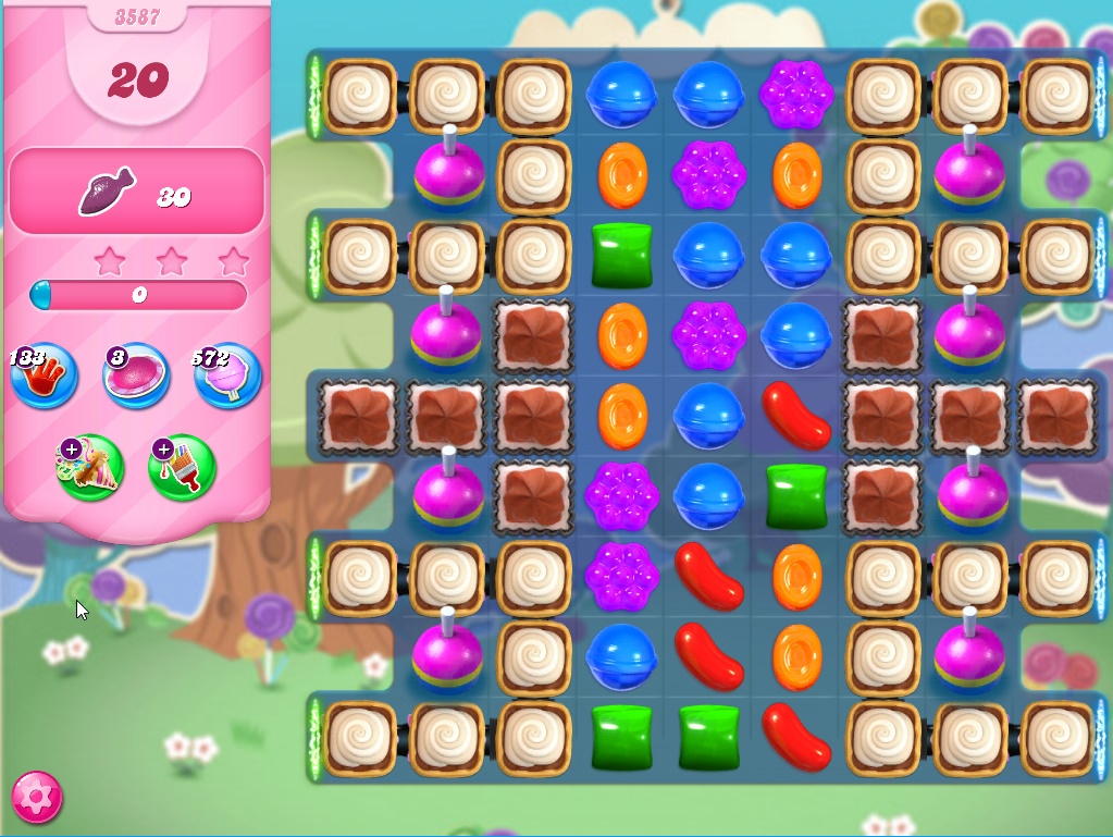 Candy Crush Saga level 3587 Candy Crush Saga level 3587