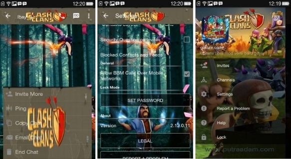 BBM Mod Clash Of Clans apk terbaru update BBM Mod terbaru. Kali ini tema yang pasti kamu sukai yaitu Clash Of Clans (COC). Game android yang masih nangkring di top download Playstore. Update BBM Mod COC ini mengikuti versi official yaitu 2.12.0.11, biar kamu ga ketinggalan. BBM Mod, BBM Mod Clash Of Clans Download Terbaru, Fitur BBM Mod COC Base 2.12.0.11, Kumpulan BBM Mod Clash Of Clans (COC) Terbaru 2016, Download BBM Mod Clash Of Clans Update Terbaru 2016, BBM Mod Clash Of Clans,