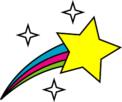 stars clip shooting star drawing clipart kindergarten line symbol space coloring worksheet worksheets guide cartoon