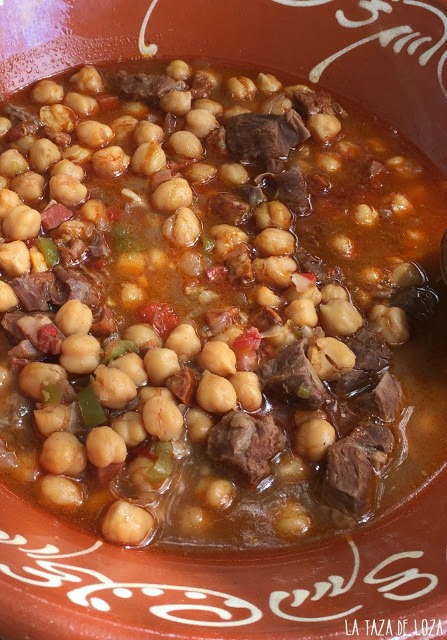 Carne-morcillo-garbanzos-verduras