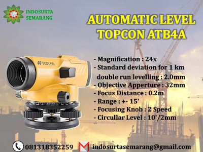 Jual Automatic level topcon AT-B4A Semarang