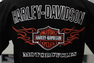 Gambar Bordir Logo Harley Davidson
