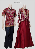 baju Batik Songket Elegan untuk pria dan wanita
