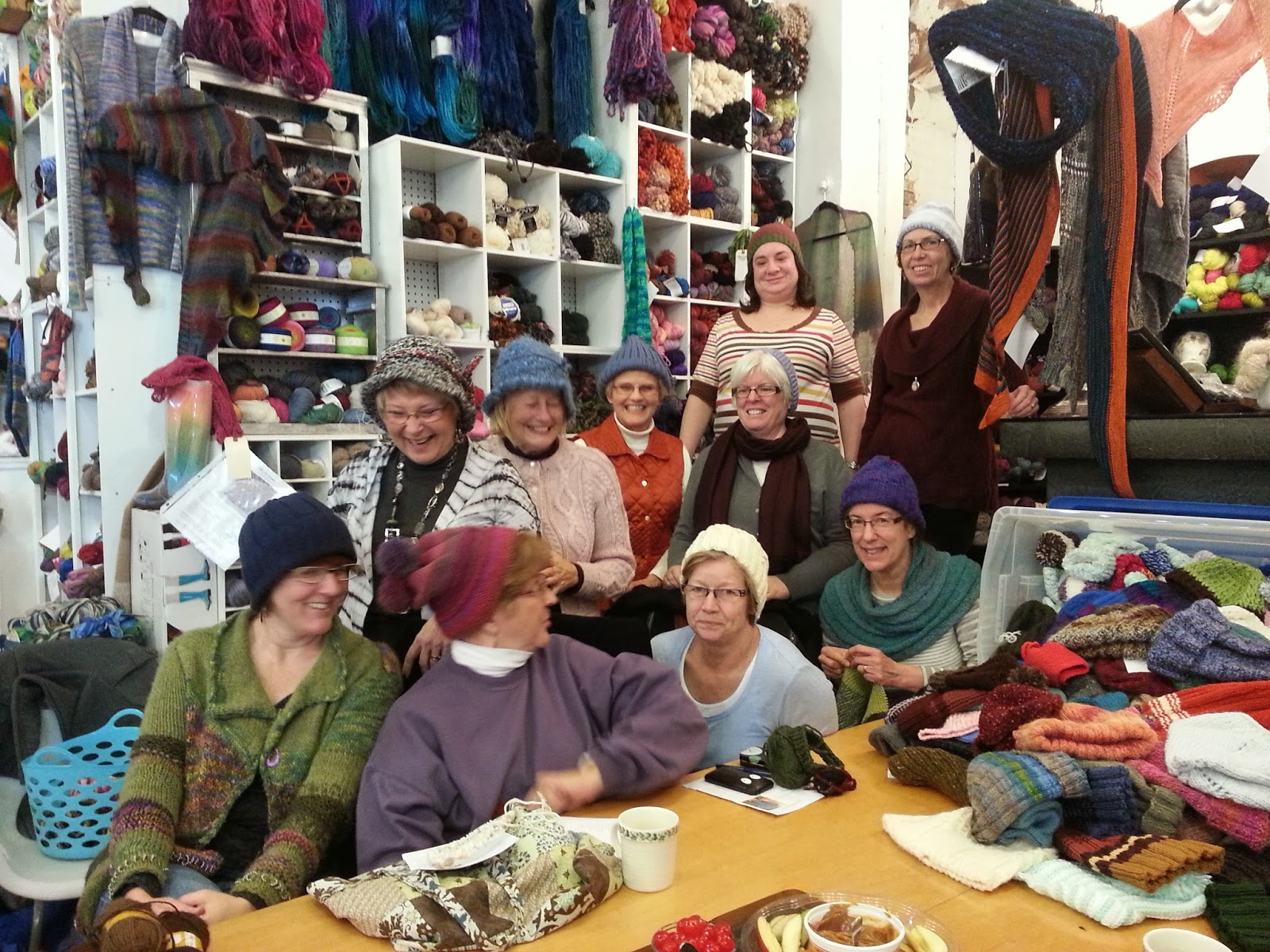 Hats for the Homeless knitting, giving, loving Hats!