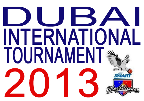 Smart Gilas Schedule for Dubai International Tournament 2013