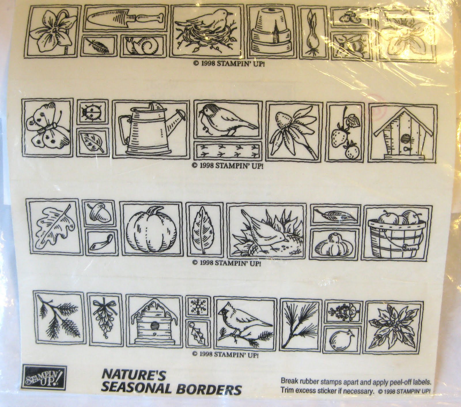 Stamping Vacation: Stampin Up Mini Seasonal Borders, Nature's Seasonal ...