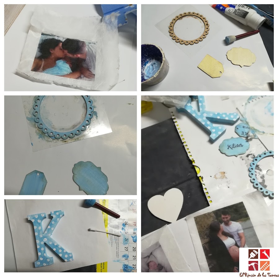 decorar una caja de vino