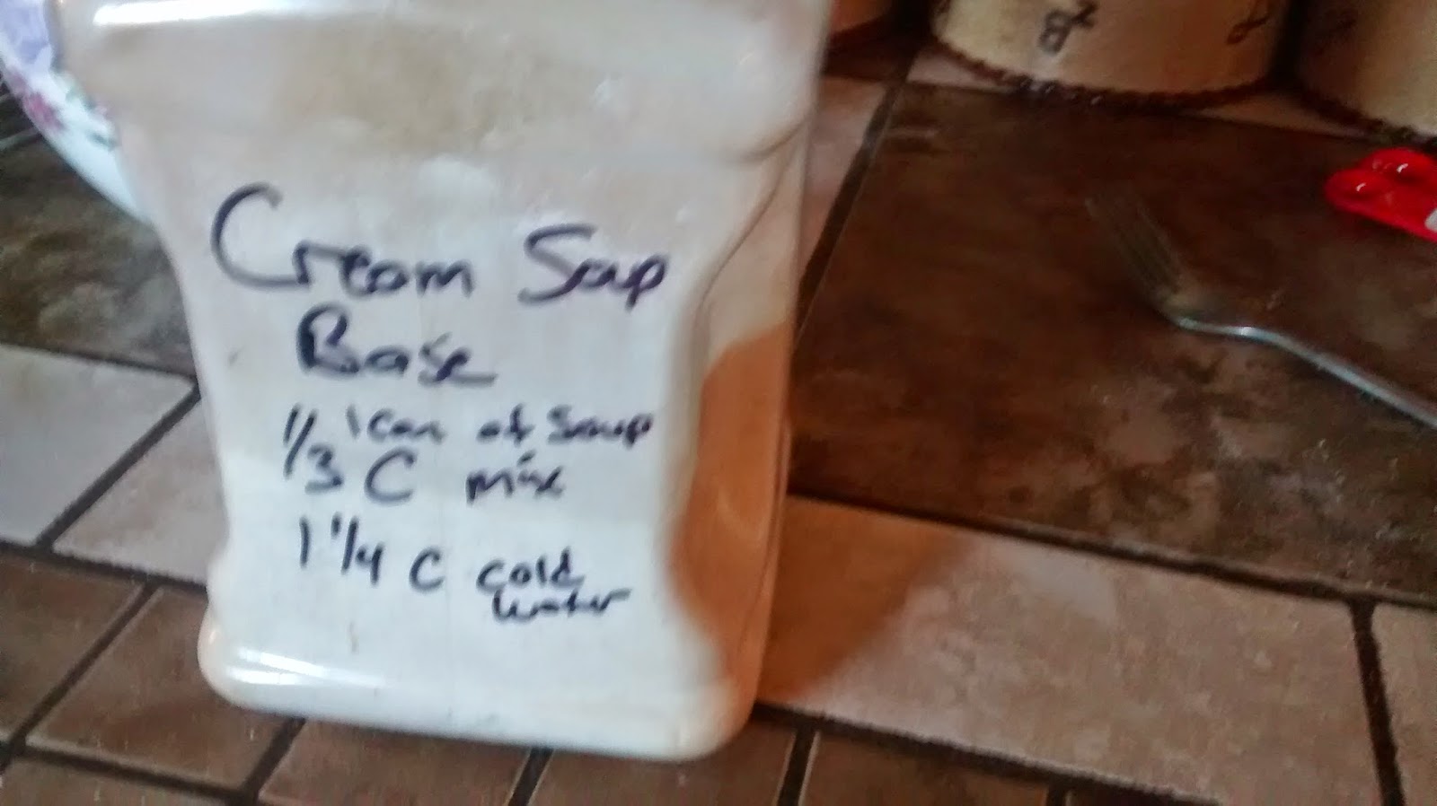 Frugal Living on the Watkins Ranch Make your own Cream Soup Base