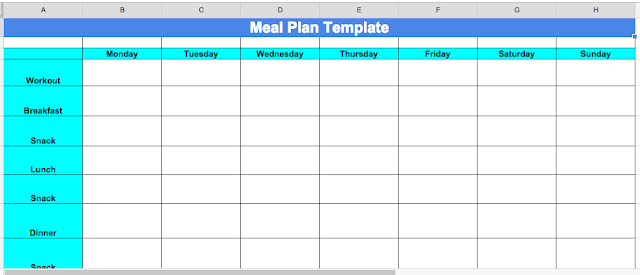 Committed to Get Fit: Cize Nutrition Planning Tips And Meal Plan Template