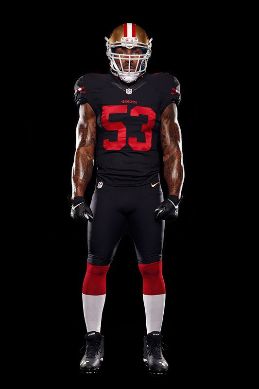 49ers alternate uniforms