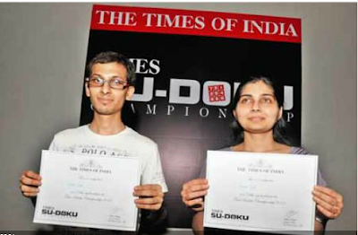 Indian Sudoku Championship-Delhi Winners