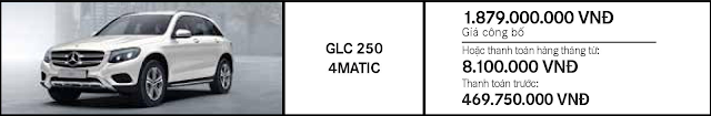 Giá xe Mercedes GLC 250 4MATIC Giá xe Mercedes GLC 250 4MATIC giảm giá bất ngờ cơ hội để sở hữu